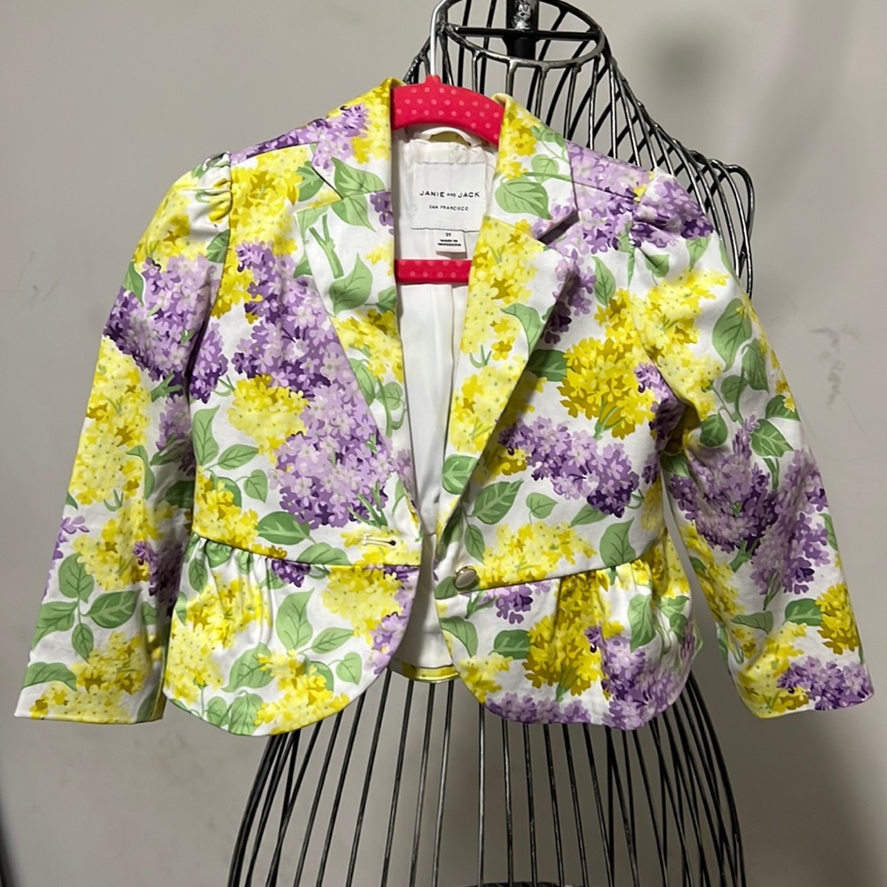 Floral blazer